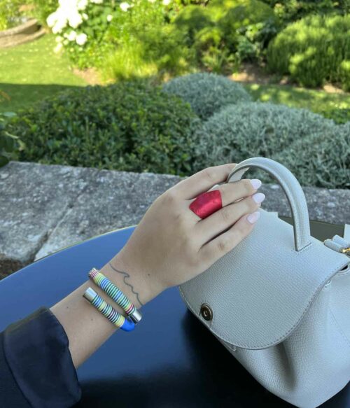 Aventurine, bijoux de créateurs, bijoux originaux, bijoux fantaisie, bague Oana, rouge de Oana Millet