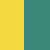 Metallic yellow - Celadon green